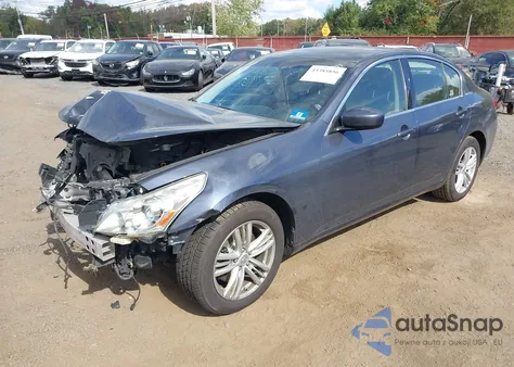 2012 Infiniti G25X from USA, damaged, VIN JN1DV6AR9CM860627